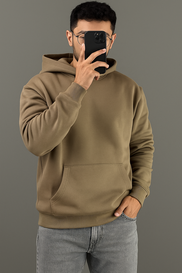 SHINY THICK FLEECE HOODIES ( EXPORT QUALITY)